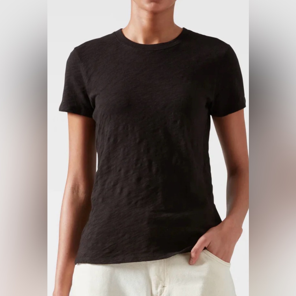 Atm Women’s Slub Jersey Crew Neck Tee